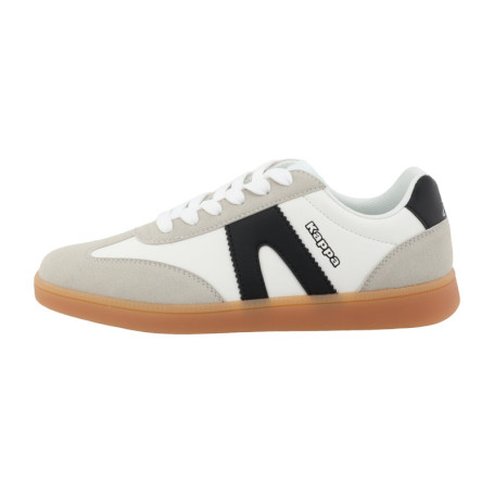 Baskets Kappa Supremo Femme - Élégance et Confort en Blanc et Noir