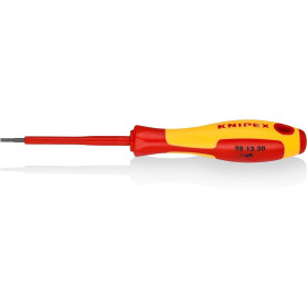 Tournevis Knipex VDE 175 mm pour vis à six pans creux - Ergonomique et isolé