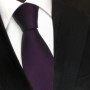 Cravate en Soie Unicolore Violet Foncé TigerTie