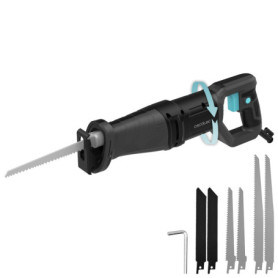 Scie Sabre Cecotec LongFlex 710 Pro - Puissance 710W avec 6 Lames Incluses