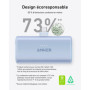 Anker Nano Power Bank 5000 mAh - Chargeur Portable USB-C Pliable Bleu