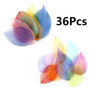 Marque-pages en Feuilles Sèches Naturelles - 12 Couleurs, 36 Pièces