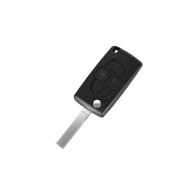 Coque Clé Télécommande pour Peugeot 807, Citroen C8 et Fiat Ulysse - Modèle Pratique sans Pile
