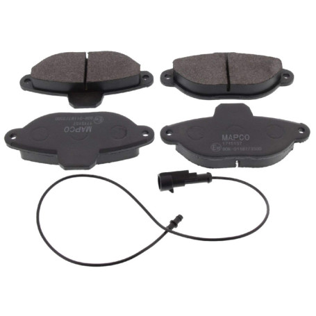 Kit de Plaquettes de Frein Avant Mapco 6375 pour Fiat et Ford