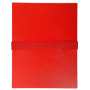 Exacompta Chemises à Dos Extensible Rouge - Lot de 10 pour Documents A4