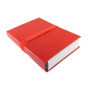 Exacompta Chemises à Dos Extensible Rouge - Lot de 10 pour Documents A4
