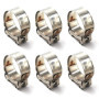 Lot de 6 pinces de serrage en T en acier inoxydable 304 (17-19 mm)