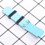 Bracelet de Montre en Silicone 16 mm pour Enfants - Noir et Bleu avec Outil de Changement Rapide