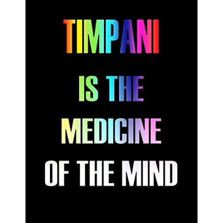 Carnet de Composition Timpani - 110 Pages Blanches pour Musiciens