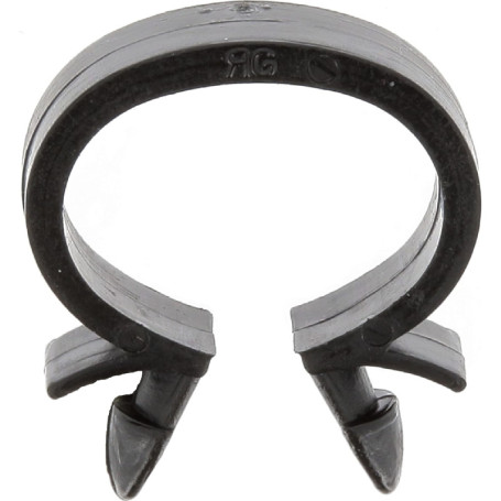 Agrafes Oméga pour Faisceau de Câblage - Lot de 25, 17mm, Noires