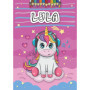 Livre de coloriage personnalisé pour Lyla - Thème Licorne