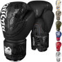 Gants de Boxe Phantom Athletics pour Muay Thai et MMA - Noir 14 oz