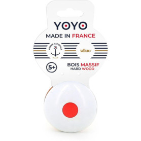 Yoyo Bâchi Marine Nationale en Bois - Jouet d'Adresse Coloré pour Enfants