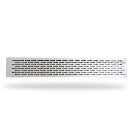 Grille d'Aération en Aluminium pour Réfrigérateur - Ventilation Efficace - Argent Mat
