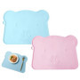 Set de Table Enfant Ours en Silicone - 2 Pièces Antidérapantes Lavables