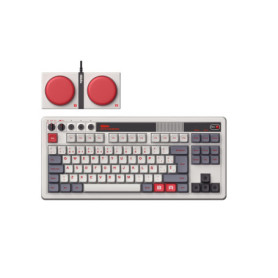 Clavier Mécanique Rétro 8BitDo - Bluetooth/USB-C, 87 Touches Programmables