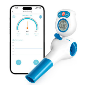 Entraîneur Pulmonaire Connecté avec Application et 6 Niveaux de Résistance