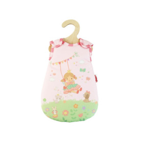 Gigoteuse Princesse Emily pour Poupée - Rose et Motif Coloré