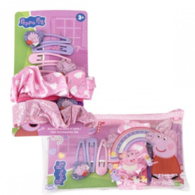 Kit de Beauté Peppa Pig avec Accessoires pour Filles - Trousse Rose Vif