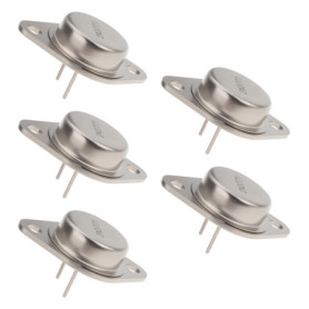 EMSea Lot de 5 Transistors NPN 2N3771 TO-3 Haute Puissance 30A 40V