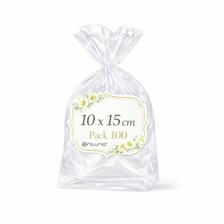 Sachets Cellophane Transparente Ofituria - 100 Sacs pour Emballage Élégant