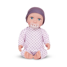 Poupée Bébé Battat avec Chapeau Lilas - 36 cm, Yeux Bleus