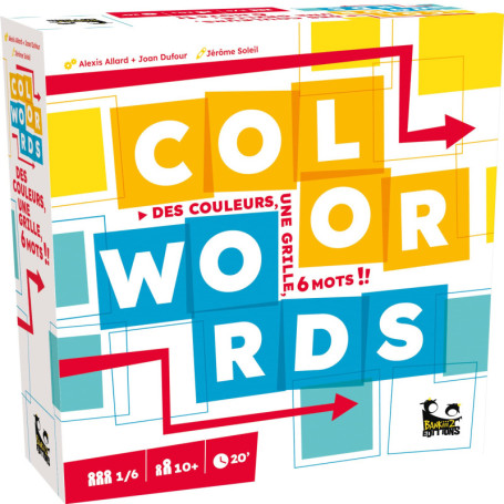 Color Words - Jeu de société amusant pour toute la famille