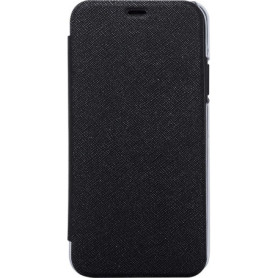 Etui Folio Noir Bigben pour iPhone X/XS avec Protecteur d'Écran