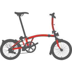 Kit de Protection Transparent Bike Shield pour Vélo Brompton