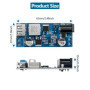Giantdeer Module Buck DC-DC 24V/12V à 5V avec Port USB - Convertisseur Énergétique pour Raspberry Pi et Arduino