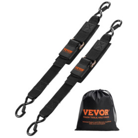 Sangles d'Arrimage Rétractables VEVOR avec Crochets S - Lot de 2