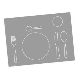 Set de Table Lavable en Vinyle - Design Montessori pour Enfants - 44 x 32 cm