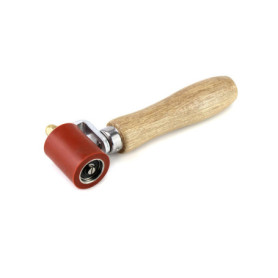 Rouleau de Pression en Silicone QWORK - Outil de Soudage Haute Température 40mm Rouge