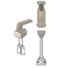 Ninja Foodi Mixeur 3-en-1 avec Hachoir et Batteur - Couleur Stone/Or
