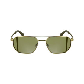 Lunettes de soleil Calvin Klein Jeans en or mat - Modèle CKJ25202S