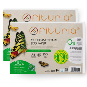 Papier Recyclé A4 80g - 500 Feuilles Naturelles pour Imprimante