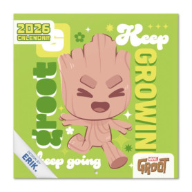 Calendrier Mural Marvel 2026 - Groot | Organisation Originale et Décorative