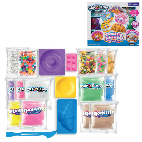 Kit Slime Pâtisserie Cra-Z-Slimy de Lexibook - Créez vos Donuts et Cupcakes