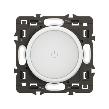 Interrupteur Variateur Rotatif Legrand pour Lampes Dimmables - Blanc