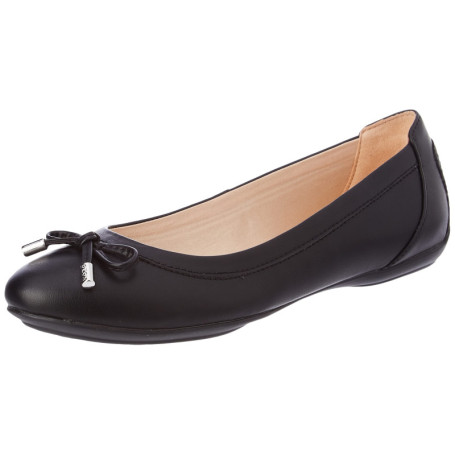 Ballerines Geox Femme D Charlene en Noir - Confort et Élégance