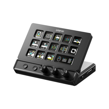ULANZI D200X Contrôleur de Streaming avec Touches LCD Personnalisables et Hub USB-C 8-en-1