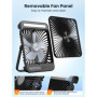 Ventilateur de Camping Rechargeable Warmco D4 Pro 20000mAh