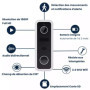 Visiophone Connecté WiFi Daewoo avec Sonnette Intelligente - Détection de Mouvement et Vision Nocturne