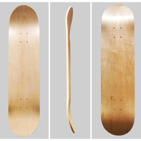 Lot de 2 planches de skateboard en érable pour personnalisation