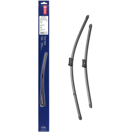 Kit de balais d'essuie-glace DENSO pour véhicule avec volant gauche - 650/500mm