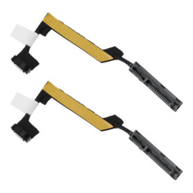 eMagTech Lot de 2 Câbles SATA pour Disques Durs et SSD Compatible Dell Latitude