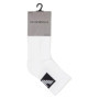 Lot de 2 Chaussettes Basses Emporio Armani en Éponge pour Homme - Blanc