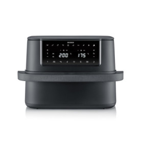 Friteuse à Air Chaud Severin Max Zone Flex - 9L, Multicuiseur Noir avec 10 Programmes