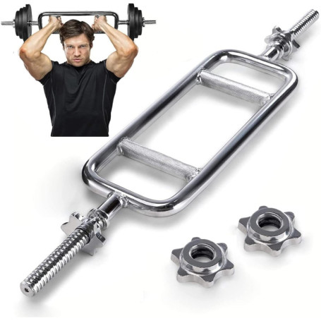 Barre d'Haltère Circulaire uyoyous pour Entraînement à Domicile