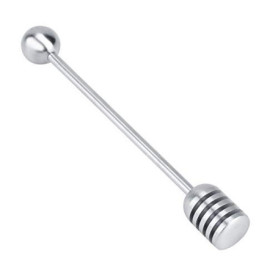 Cuillère à Miel en Acier Inoxydable 304 - Bâton Mélangeur Antirouille 15,5 cm